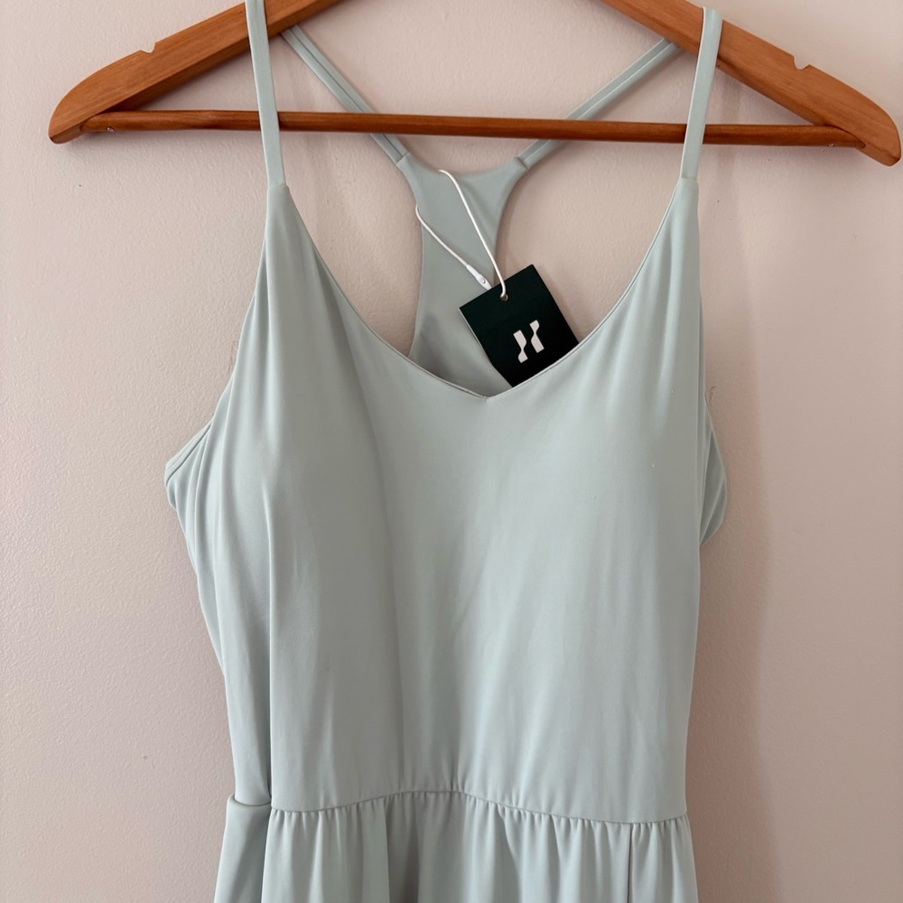 Halara SoftlyZero Airy Racerback Dress Cool
Touch Slip Pockets Sage Size L - Picture 5 of 12